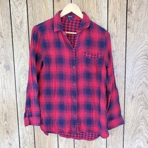 Madewell Button Down Plaid Flannel